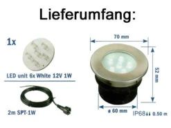 Einbauleuchte 'Brevus' Von Garden-Lights (Art.Nr. 2520601) -Gartenserien Laden brevus led 78537 2 1280x1280