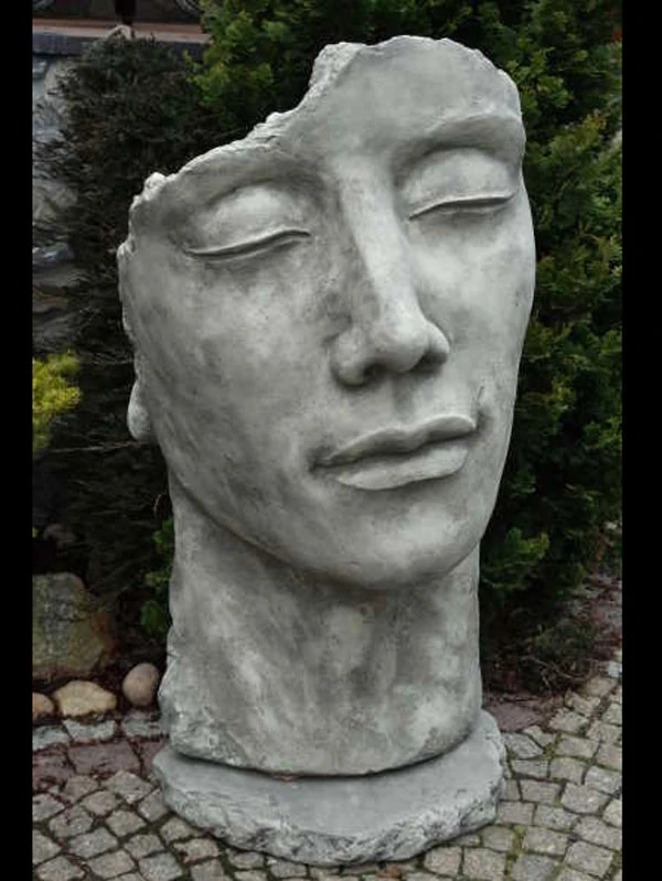 Betonbüsten-Set - Gesichter 'Frau' Und 'Mann' - Skulpturen - XXL-Produkt 4 Betonbüsten-Set - Gesichter 'Frau' Und 'Mann' - Skulpturen - XXL-Produkt - Image 2