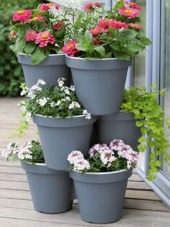 3er Säulentopf E&K -Gartenserien Laden saeulentopf e k bepflanzt 1280x1280